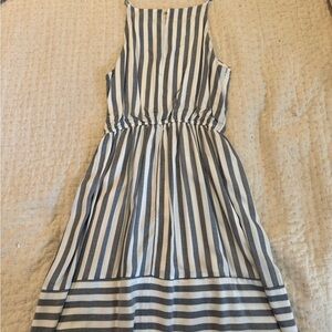 Striped Sleeveless Dress